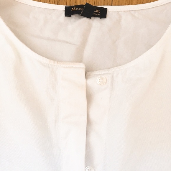 🌟SaLE🌟Massimo dutti collarless shirt sz 8 - Picture 4 of 5